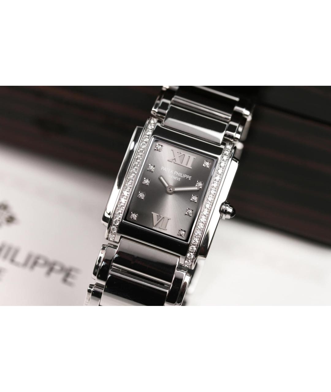 PATEK PHILIPPE Серебряные металлические часы, фото 3