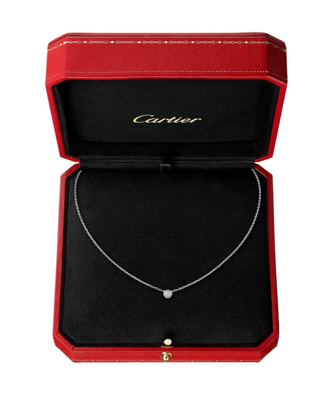 CARTIER Серебряное колье из белого золота, фото 7