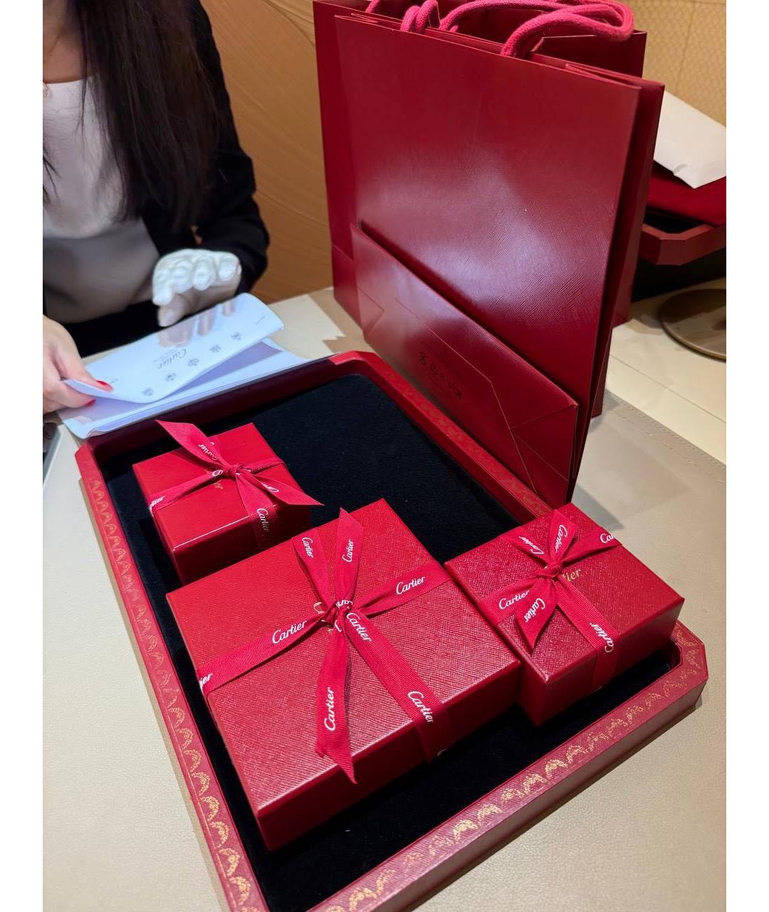 CARTIER Серебряное колье из белого золота, фото 4