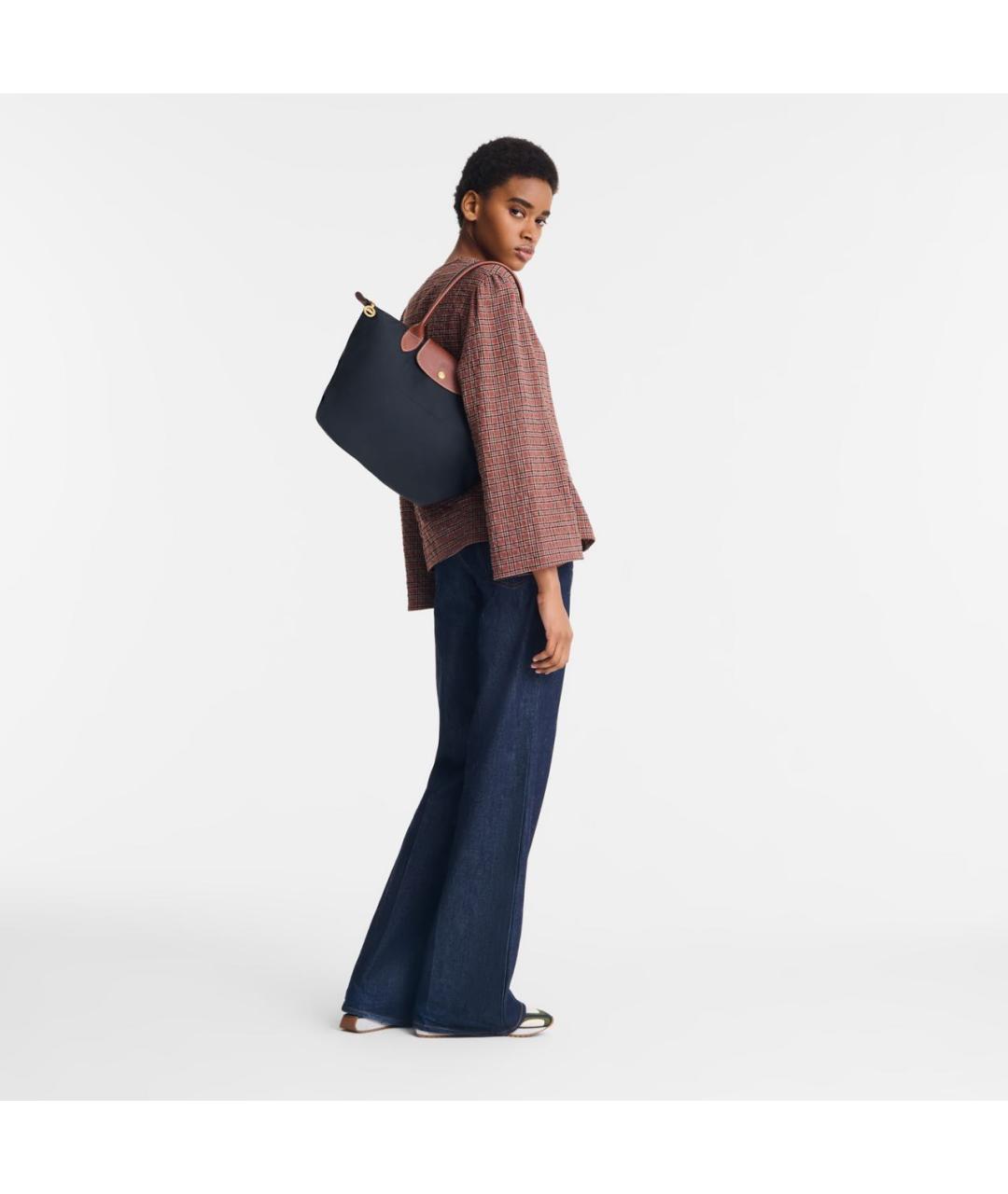 LONGCHAMP Черная сумка тоут, фото 2
