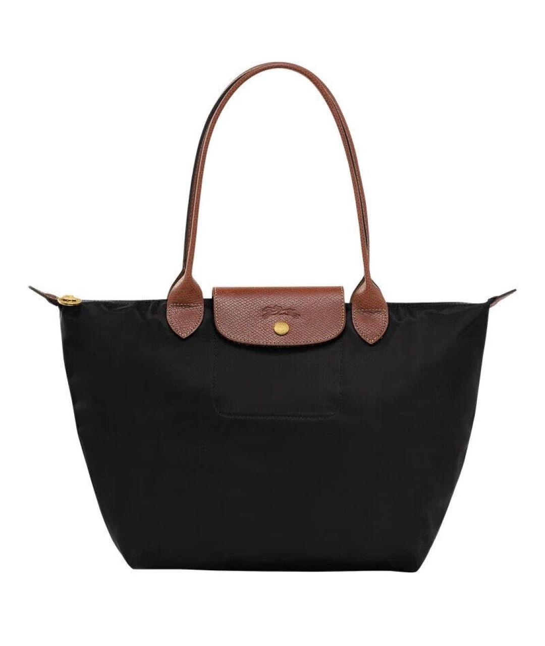 LONGCHAMP Черная сумка тоут, фото 3