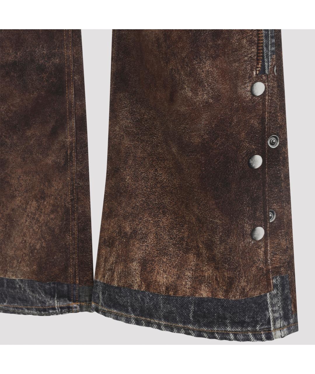 ACNE STUDIOS Мульти хлопковые прямые джинсы, фото 6