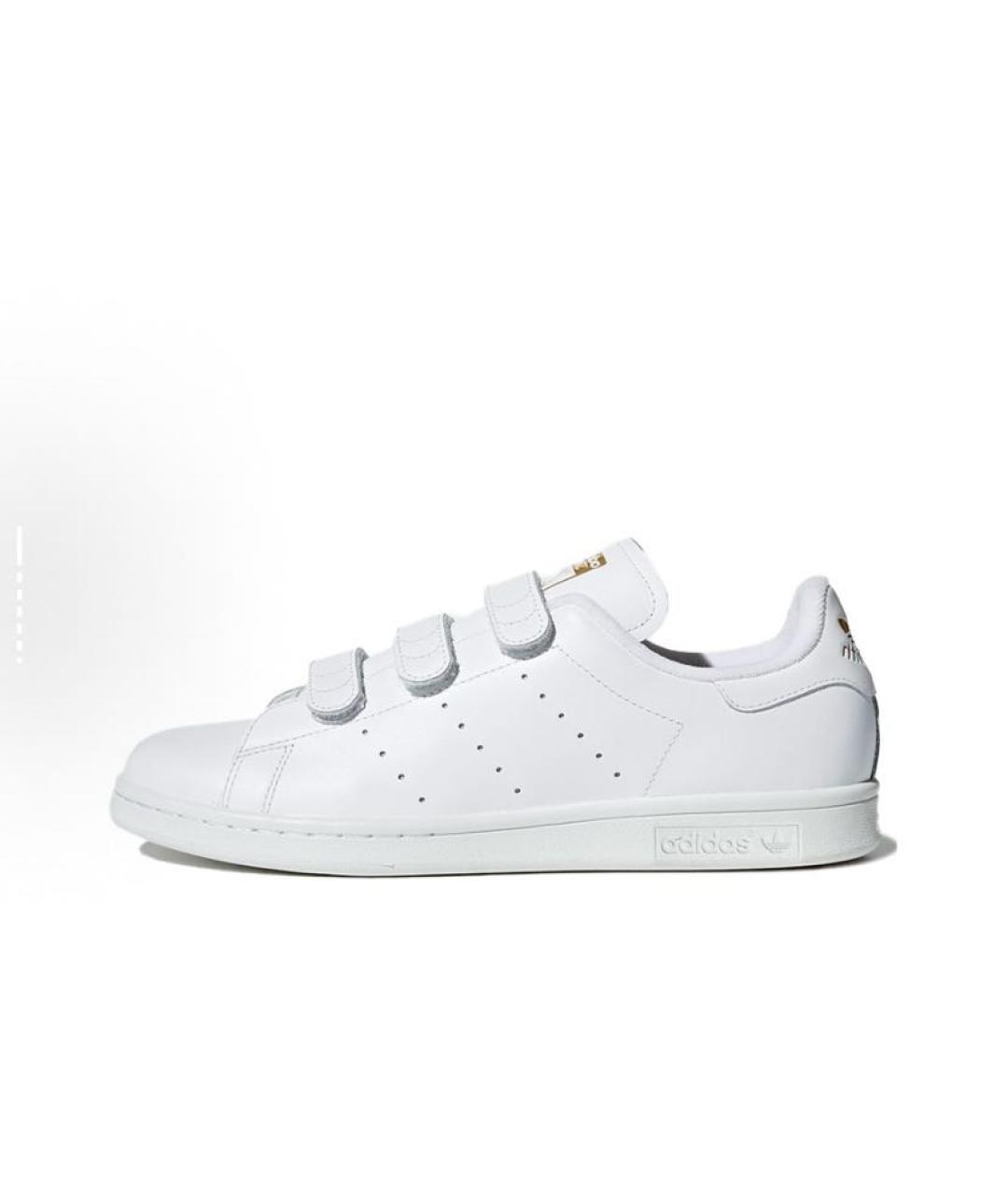 ADIDAS Белые кожаные низкие кроссовки / кеды, фото 7