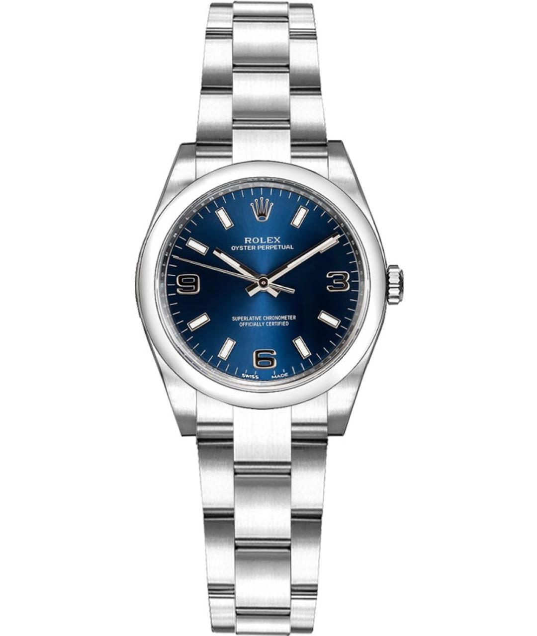 ROLEX Синие металлические часы, фото 1