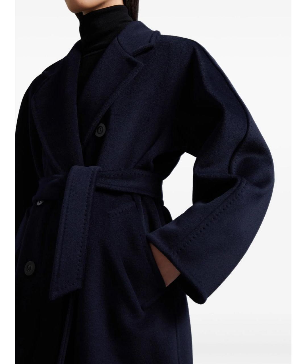 MAX MARA Черное кашемировое пальто, фото 8