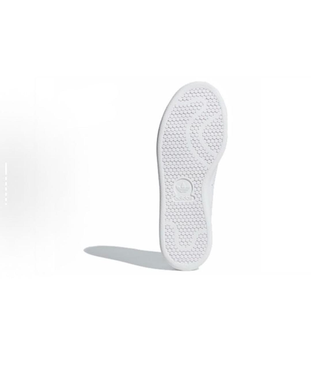 ADIDAS Белые кожаные низкие кроссовки / кеды, фото 5