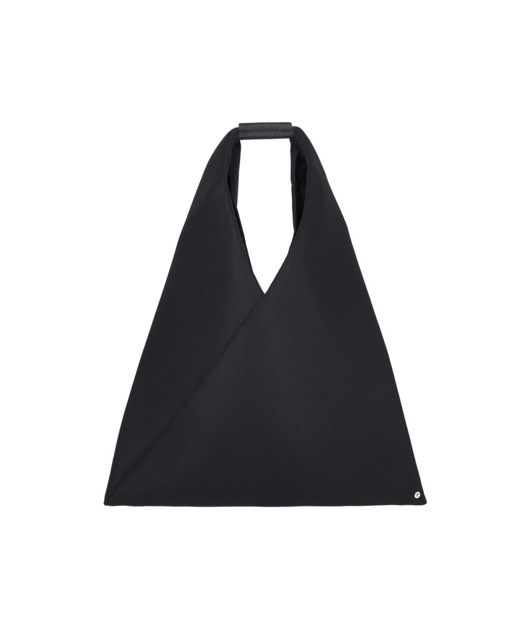 MM6 MAISON MARGIELA Черная синтетическая сумка тоут, фото 1