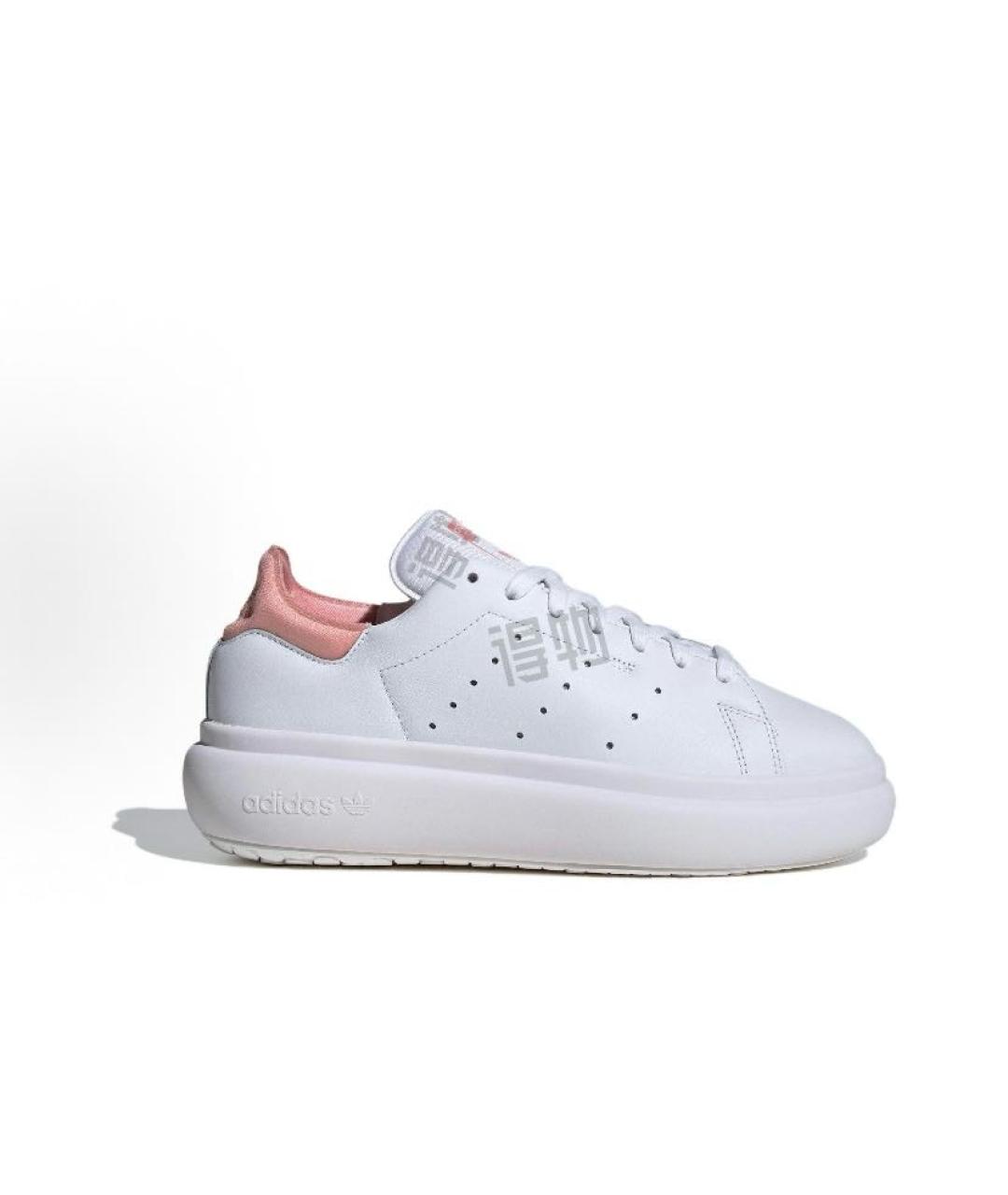 ADIDAS Белые кожаные низкие кроссовки / кеды, фото 2