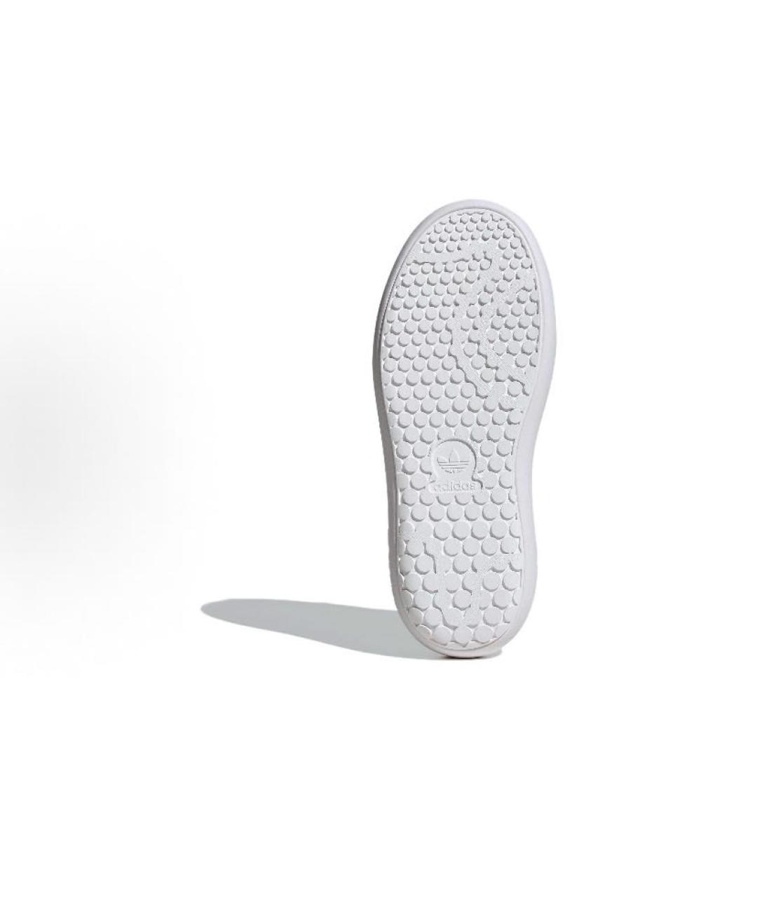 ADIDAS Белые кожаные низкие кроссовки / кеды, фото 6