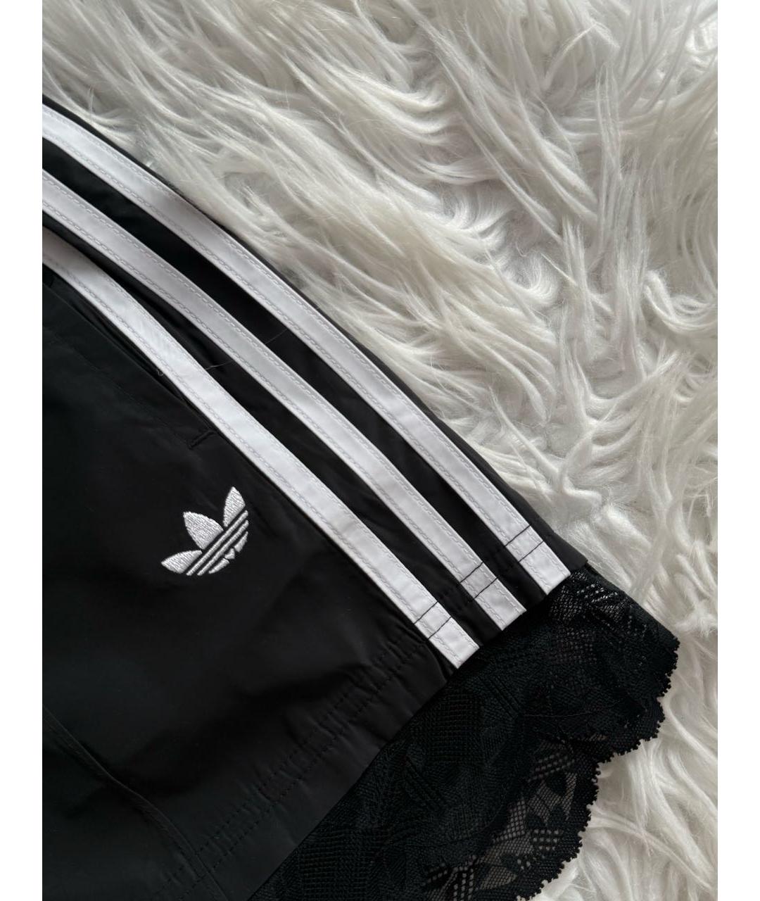 ADIDAS Черные полиамидовые шорты, фото 5