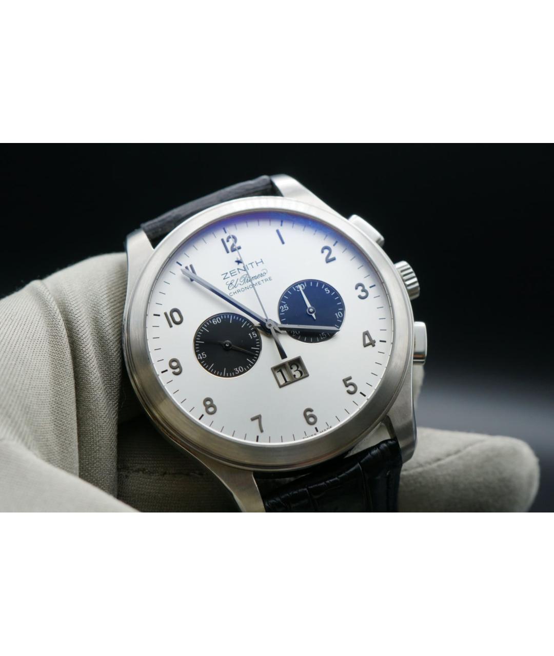 ZENITH Белые часы, фото 4