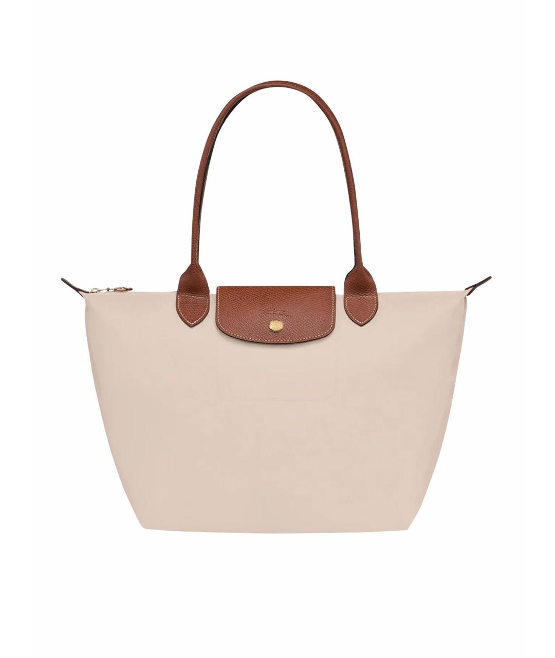 LONGCHAMP Бежевая сумка тоут, фото 1