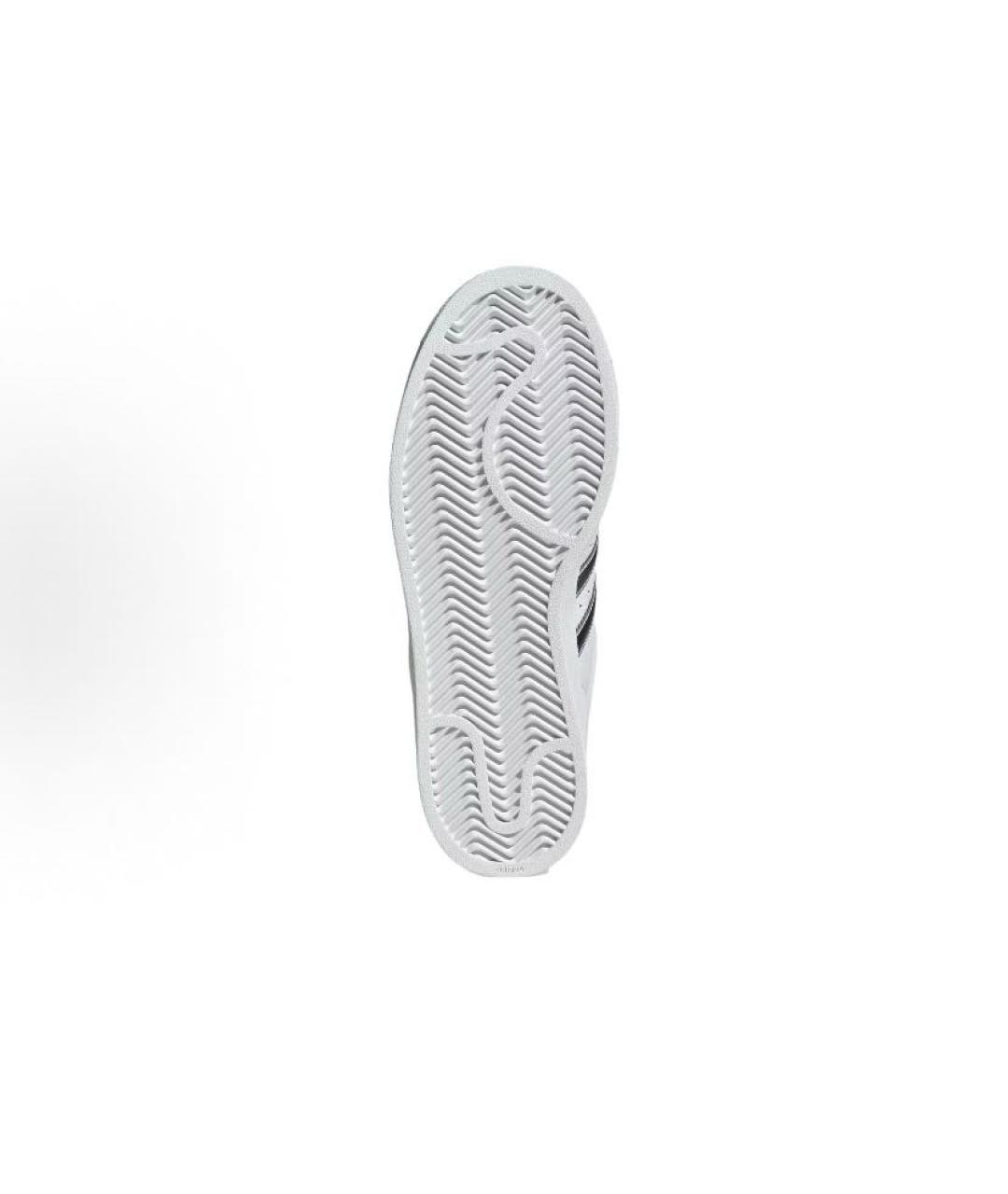 ADIDAS Белые кожаные низкие кроссовки / кеды, фото 6