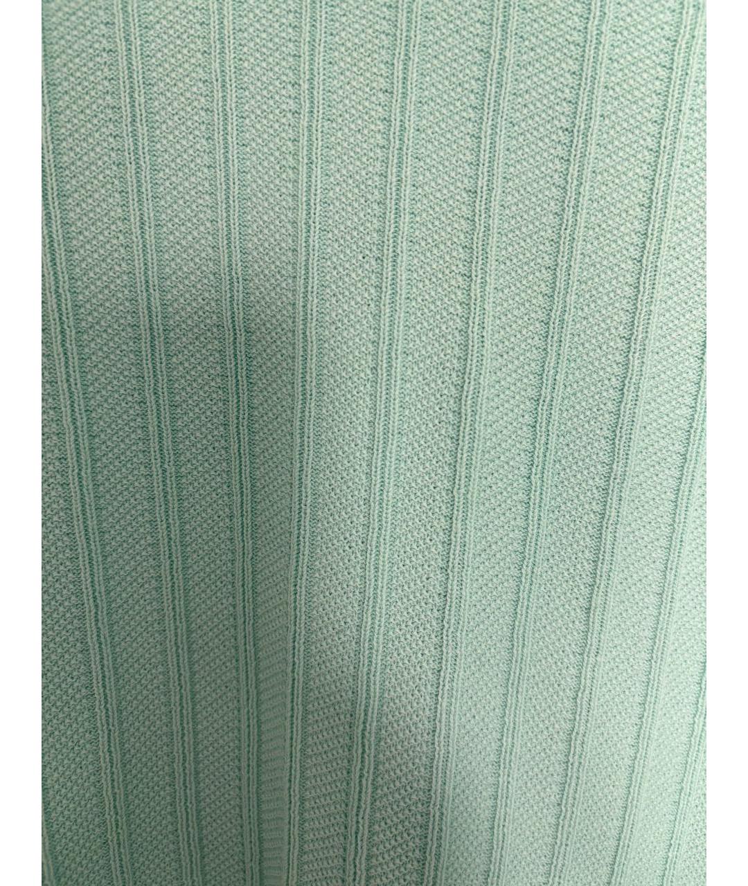 PAUL SMITH Бирюзовый хлопковый джемпер / свитер, фото 4