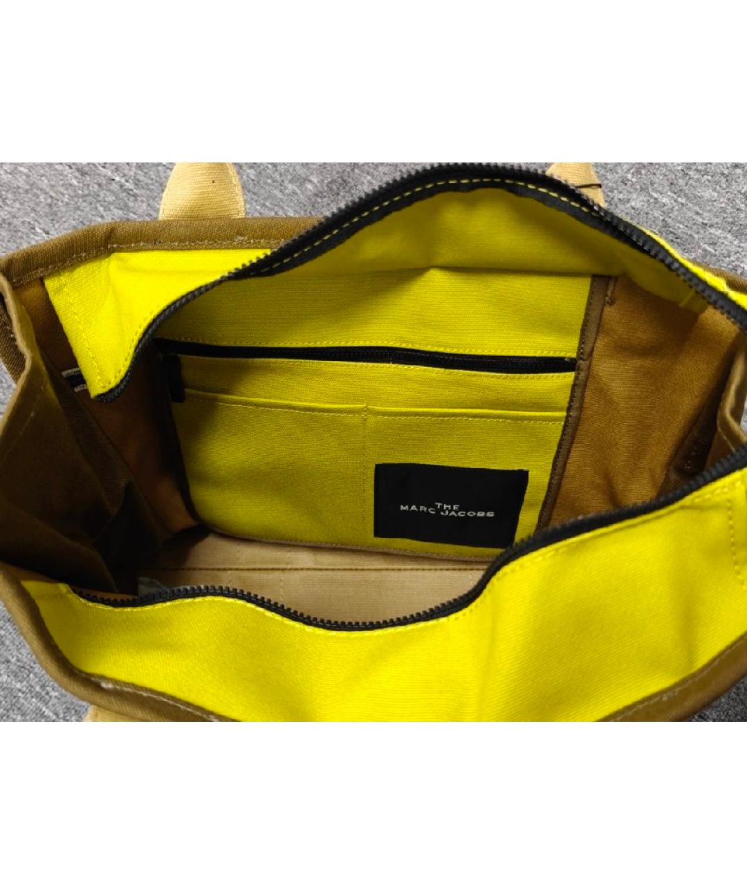 MARC BY MARC JACOBS Коричневая тканевая сумка тоут, фото 5