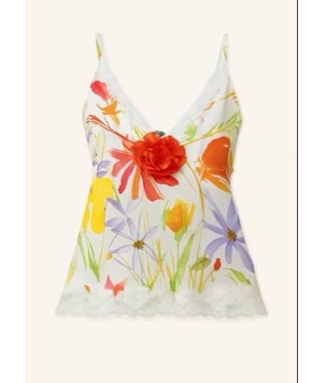 DOLCE&GABBANA Белая хлопковая майка, фото 5