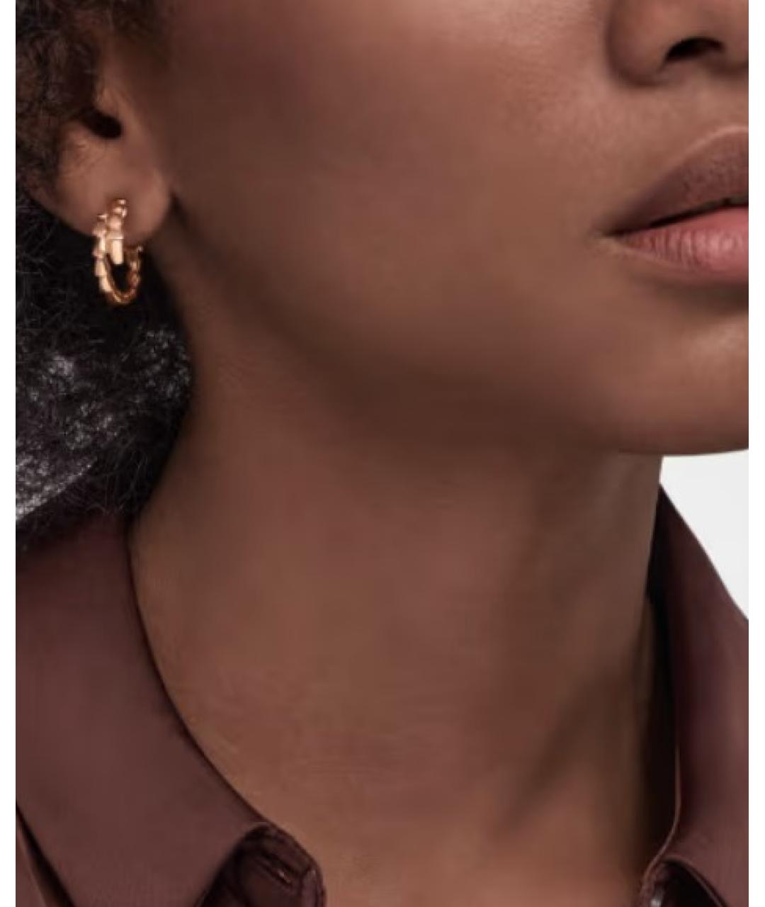 BVLGARI Золотые серьги из розового золота, фото 4