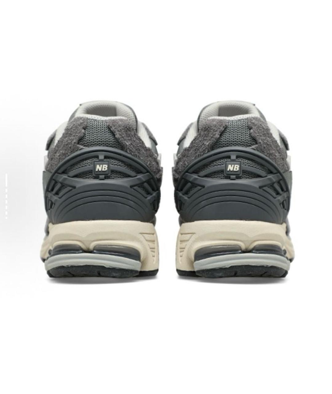 NEW BALANCE Серые текстильные низкие кроссовки / кеды, фото 4
