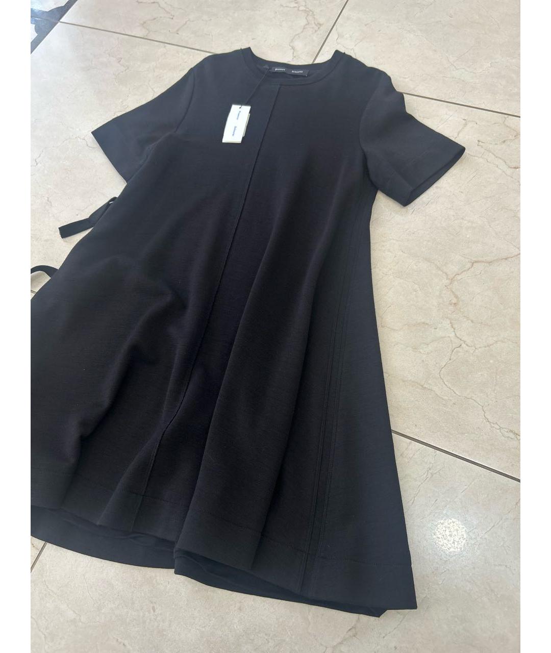PROENZA SCHOULER Черное шерстяное повседневное платье, фото 5