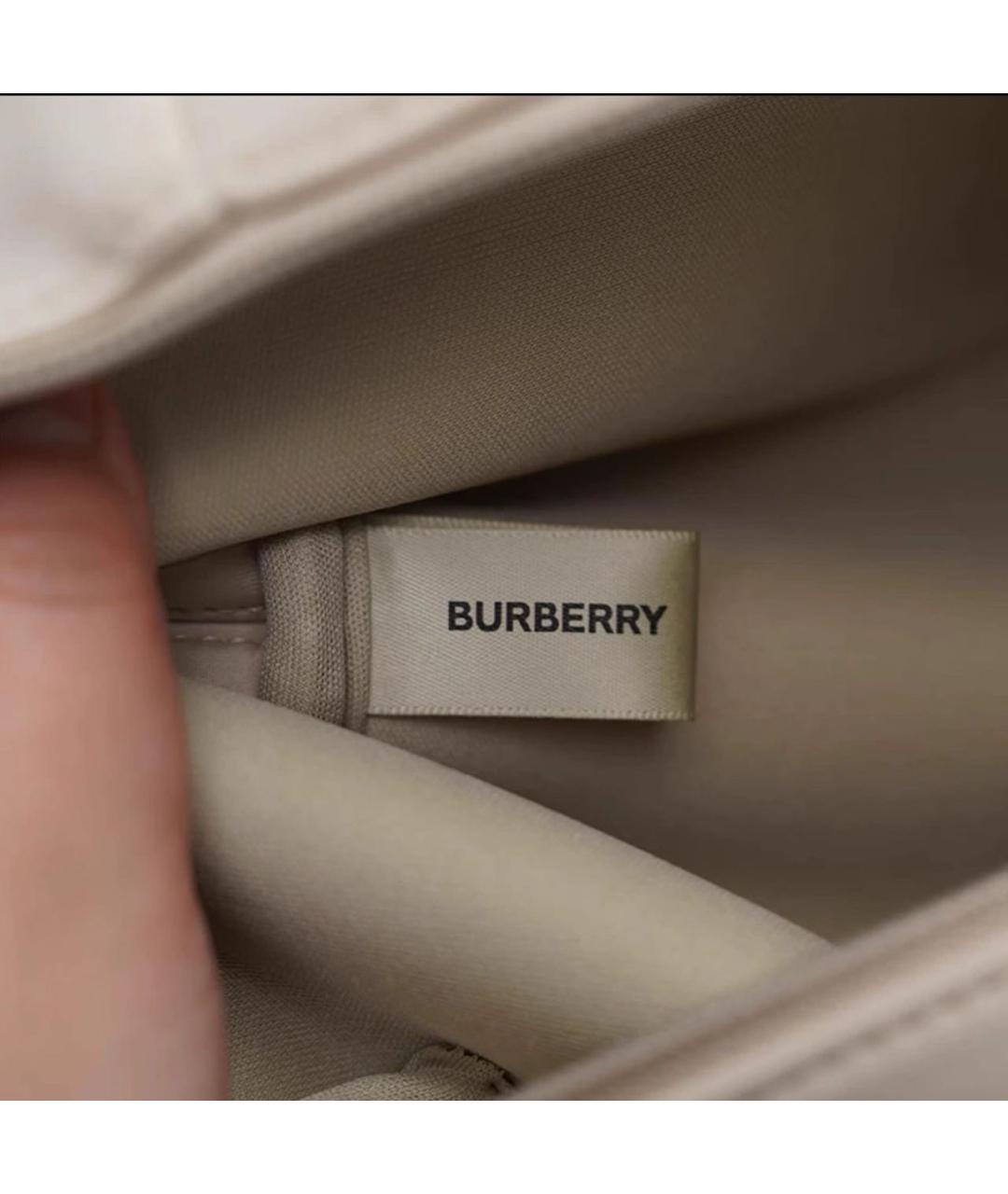 BURBERRY Бежевая косметичка, фото 4