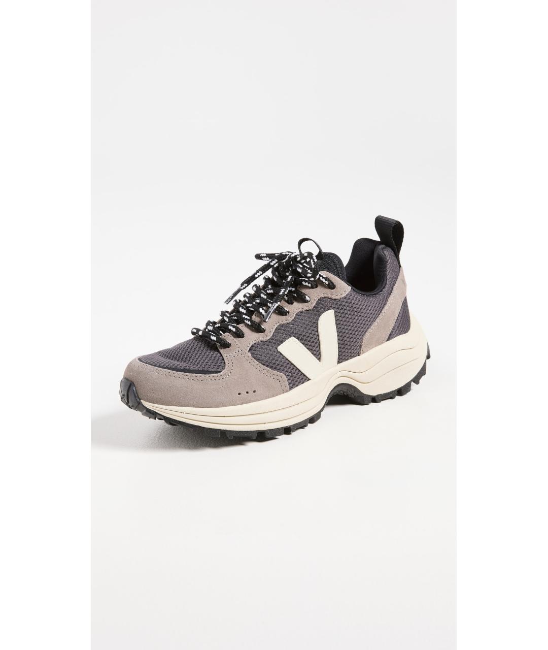 VEJA Серые замшевые кроссовки, фото 1