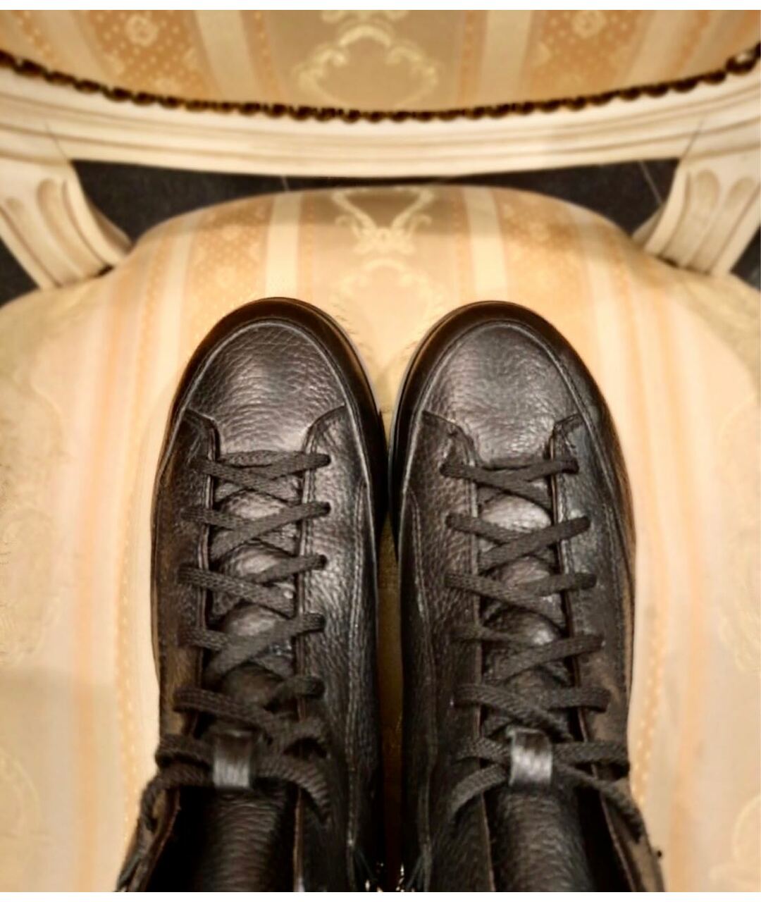ALBERTO GOZZI Черные кожаные ботинки, фото 3
