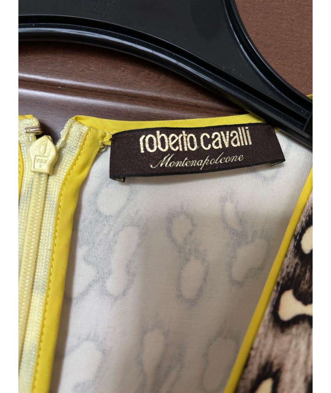 ROBERTO CAVALLI Хлопковое коктейльное платье, фото 4