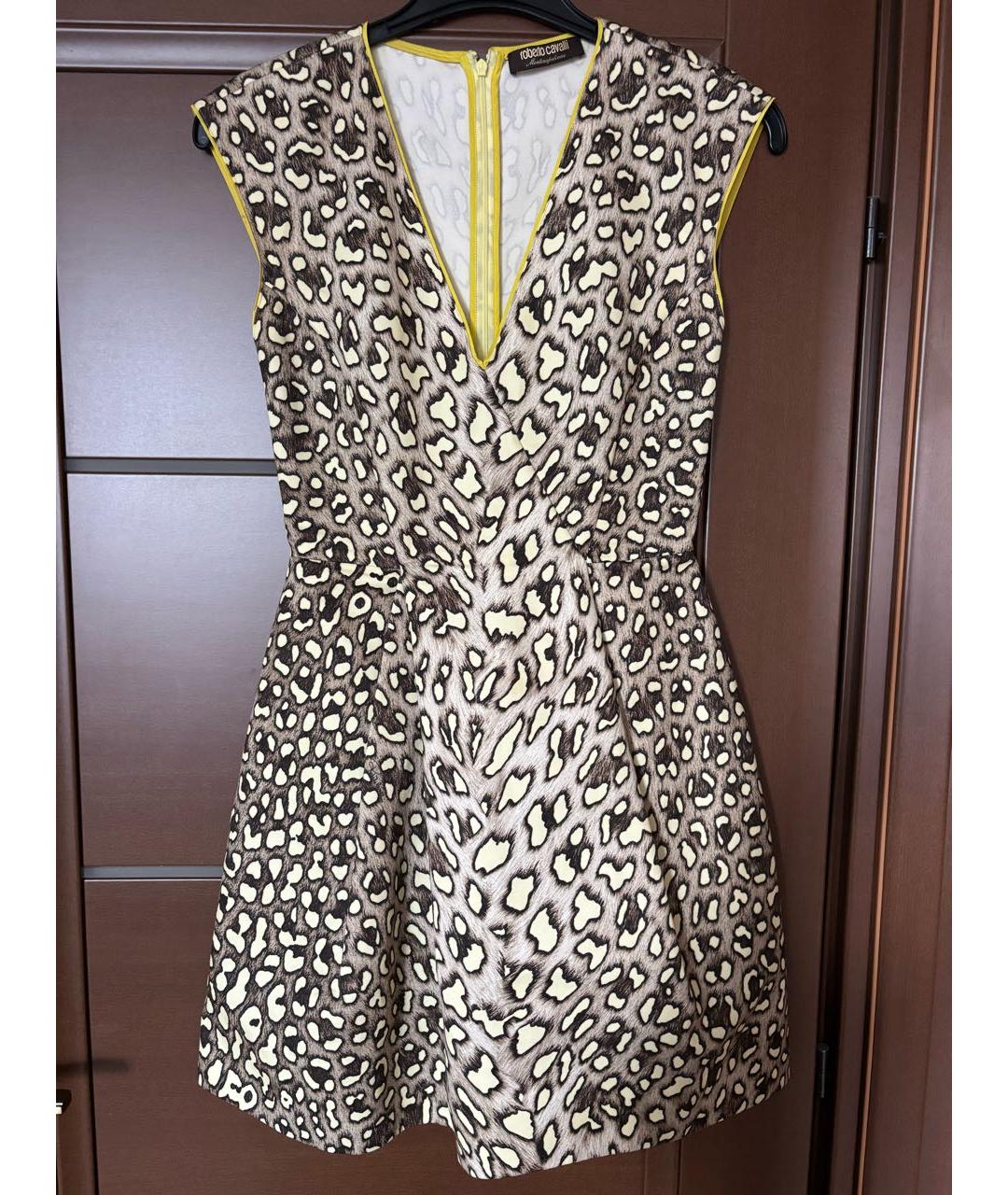 ROBERTO CAVALLI Хлопковое коктейльное платье, фото 7