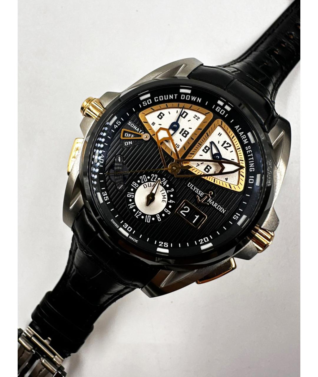Ulysse Nardin Черные часы, фото 2