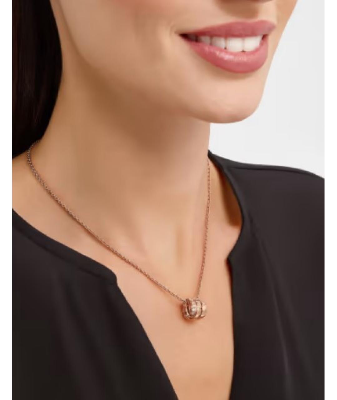 BVLGARI Золотая подвеска из розового золота, фото 3