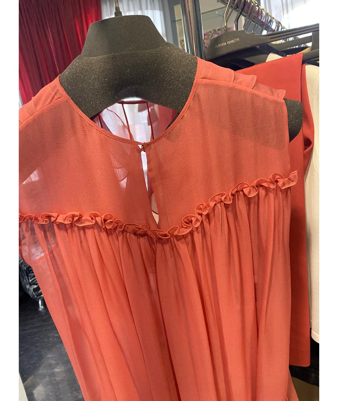 ALBERTA FERRETTI Шелковая блузы, фото 7