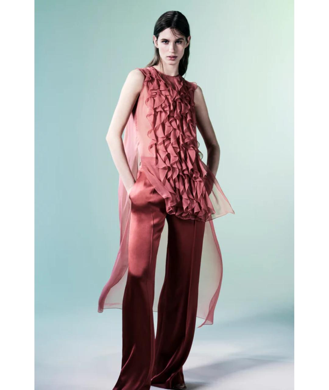 ALBERTA FERRETTI Шелковая блузы, фото 5
