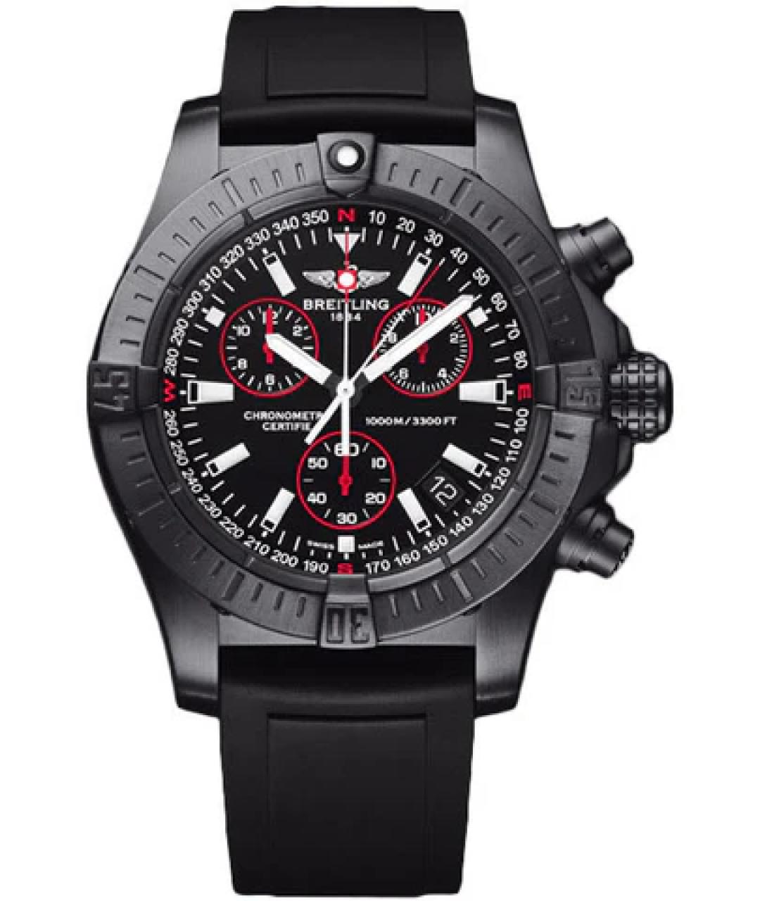 BREITLING Черные часы, фото 4
