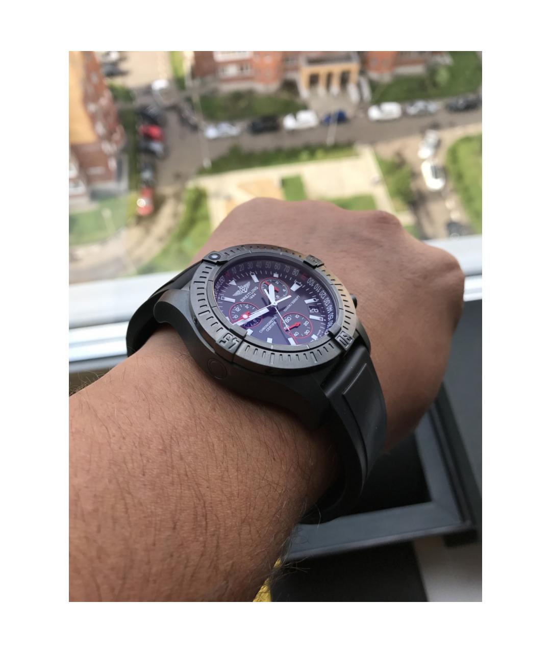 BREITLING Черные часы, фото 2