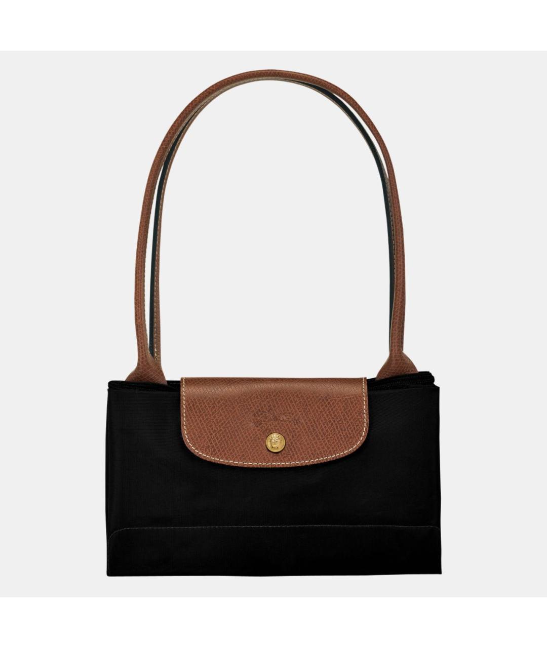 LONGCHAMP Черная синтетическая сумка тоут, фото 6