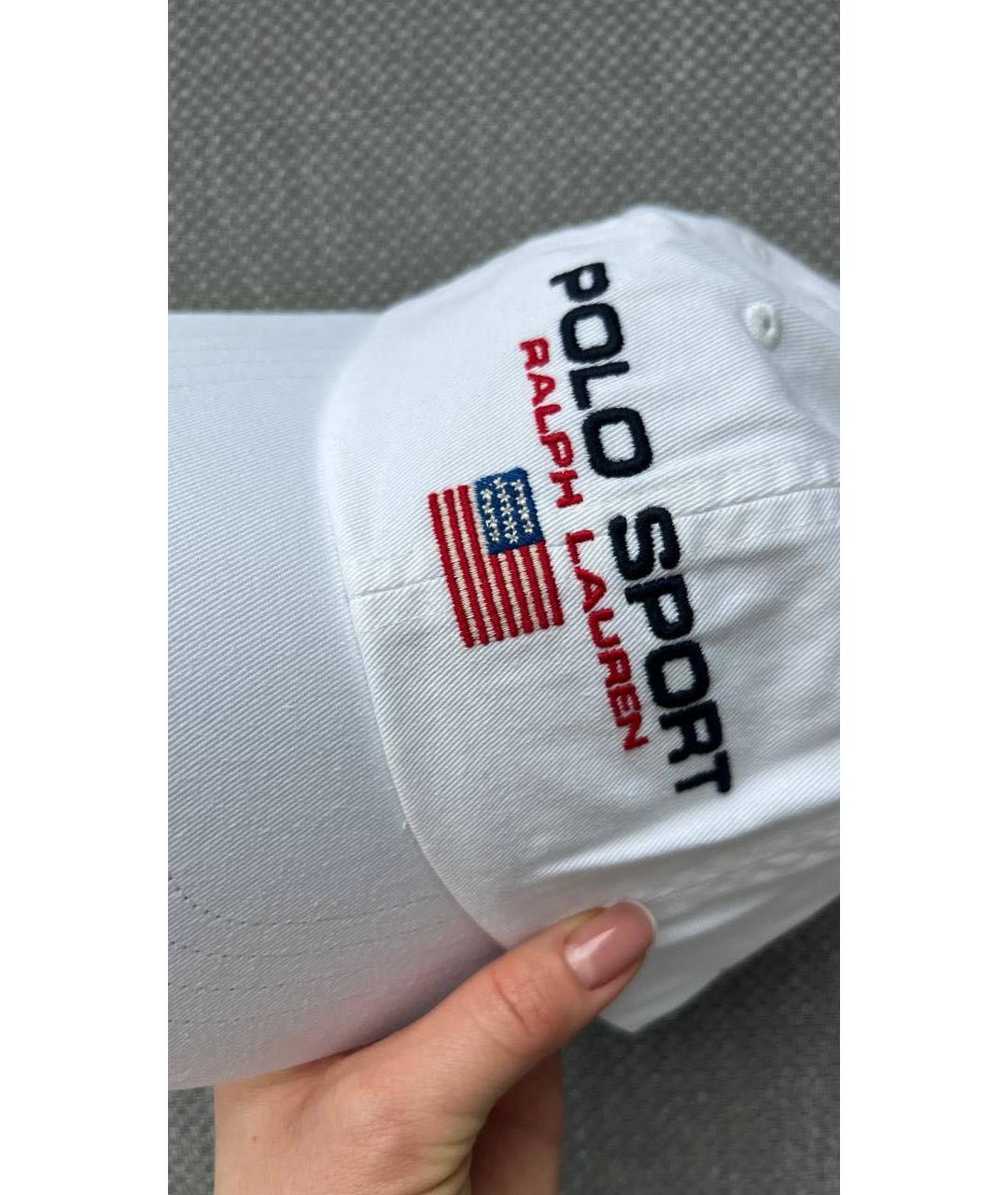 POLO RALPH LAUREN Белая хлопковая кепка, фото 4