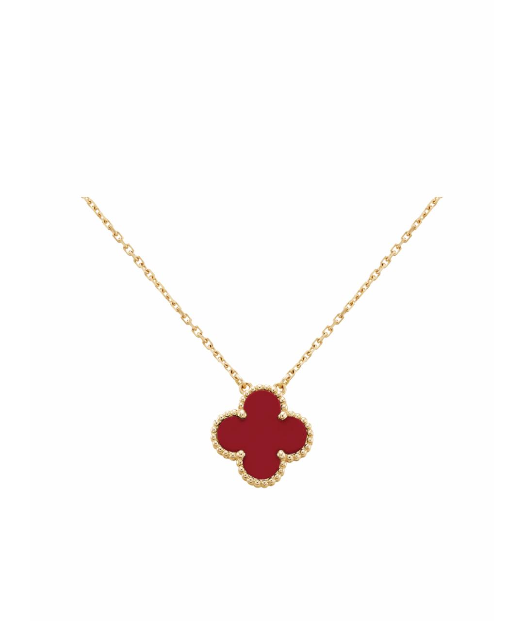 VAN CLEEF & ARPELS Красная подвеска из желтого золота, фото 1