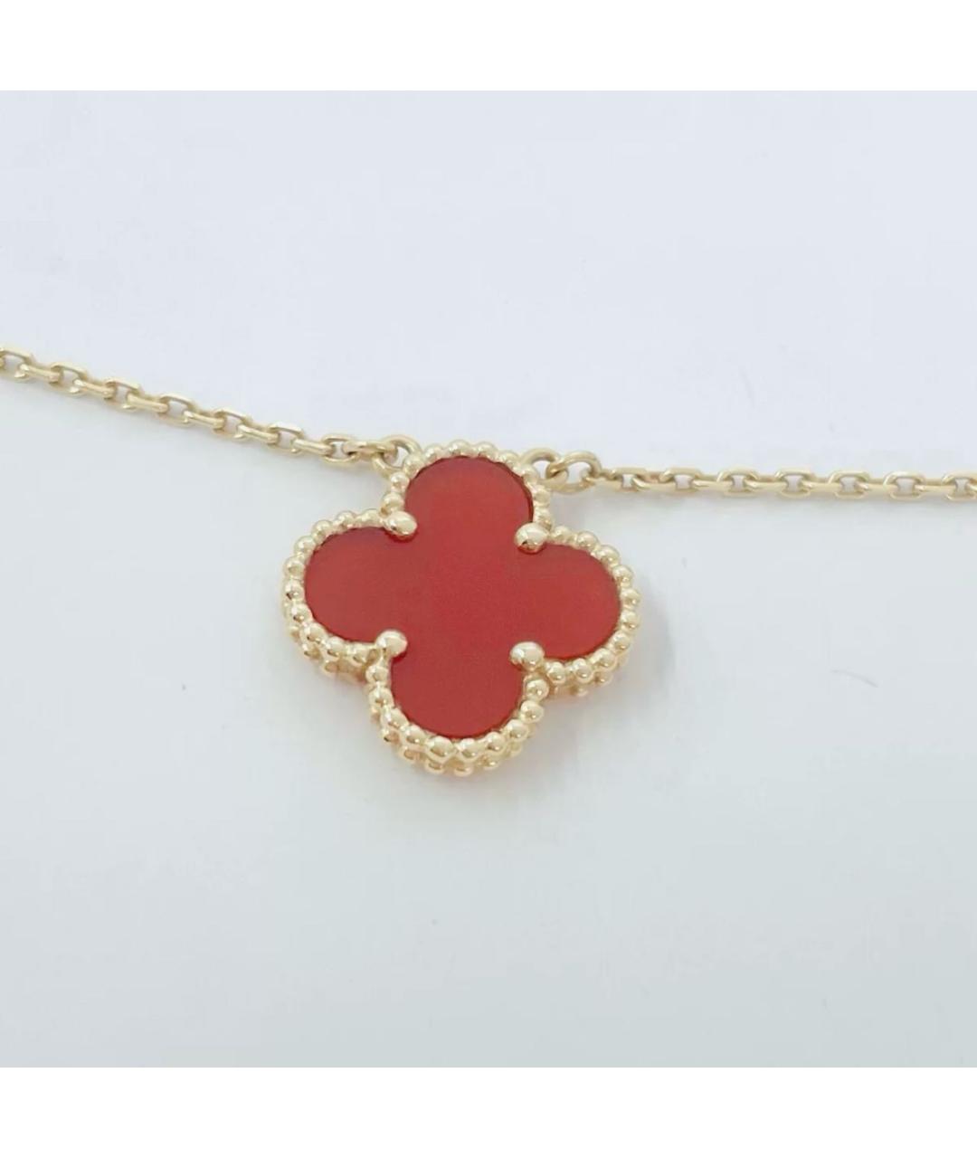 VAN CLEEF & ARPELS Красная подвеска из желтого золота, фото 2