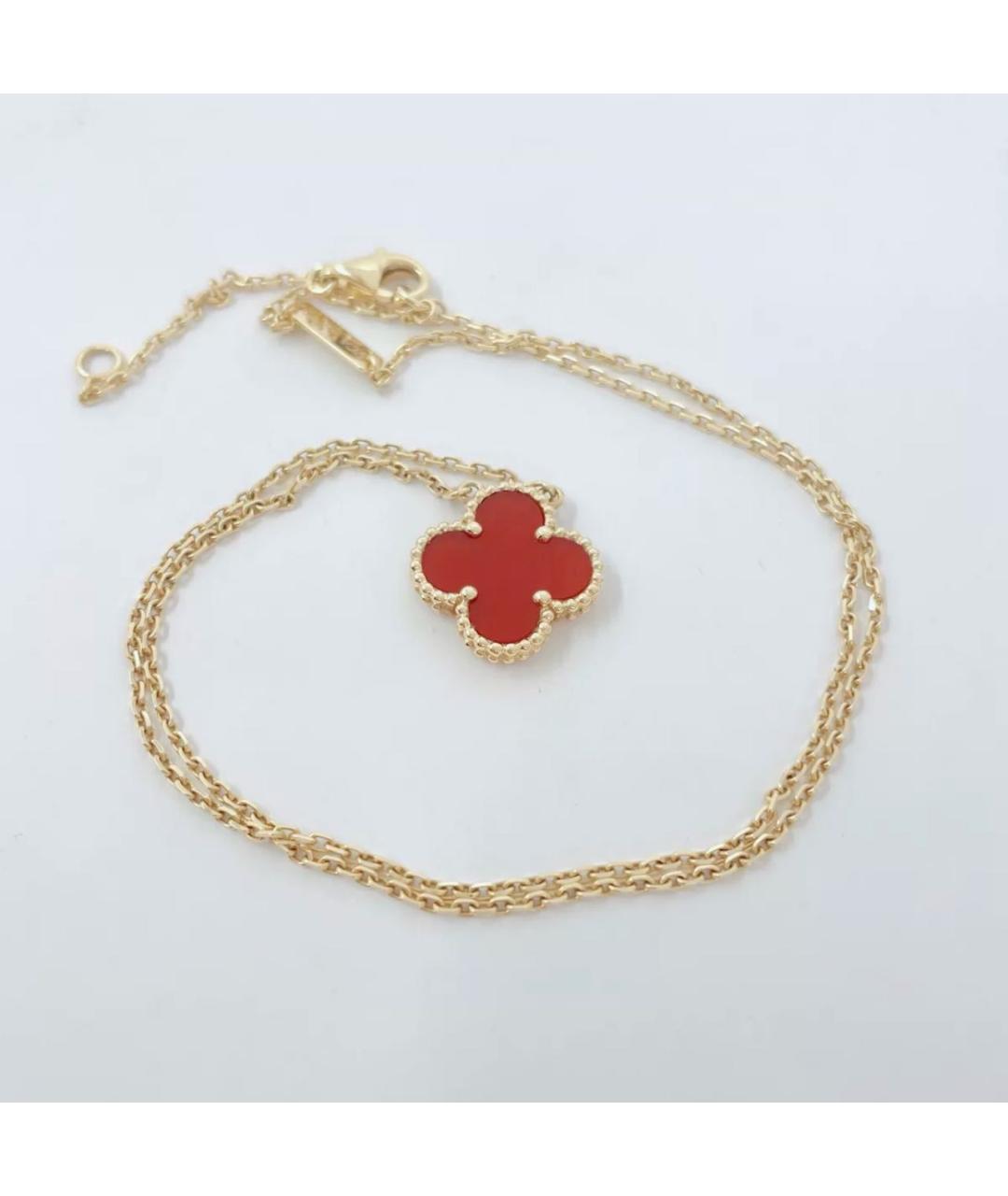 VAN CLEEF & ARPELS Красная подвеска из желтого золота, фото 6