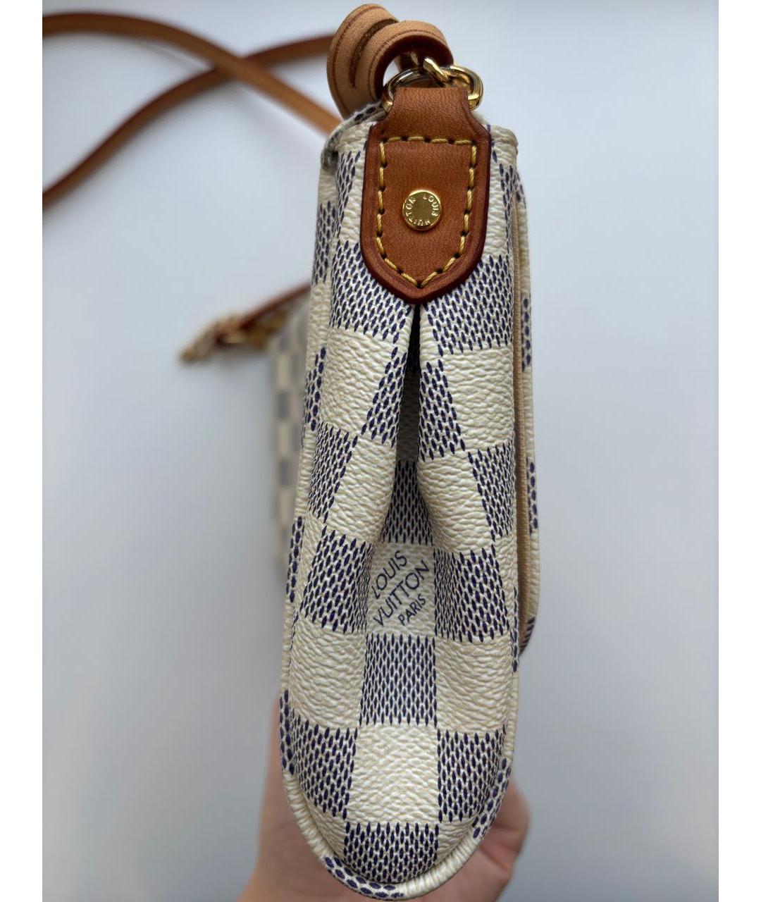 LOUIS VUITTON Бежевая кожаная поясная сумка, фото 3