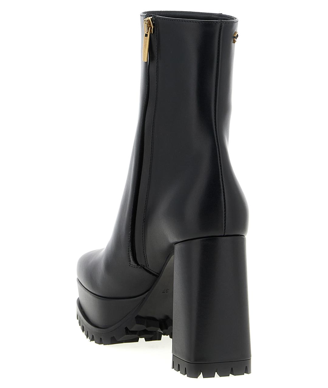 GIANVITO ROSSI Черные кожаные ботинки, фото 3