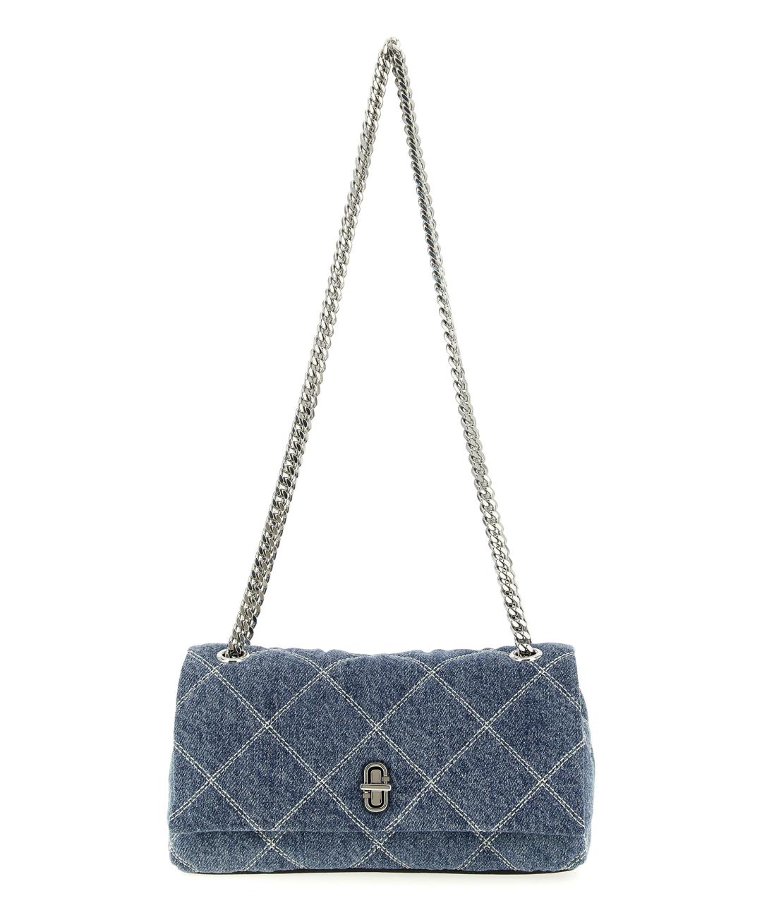 MARC JACOBS Синяя хлопковая сумка через плечо, фото 1