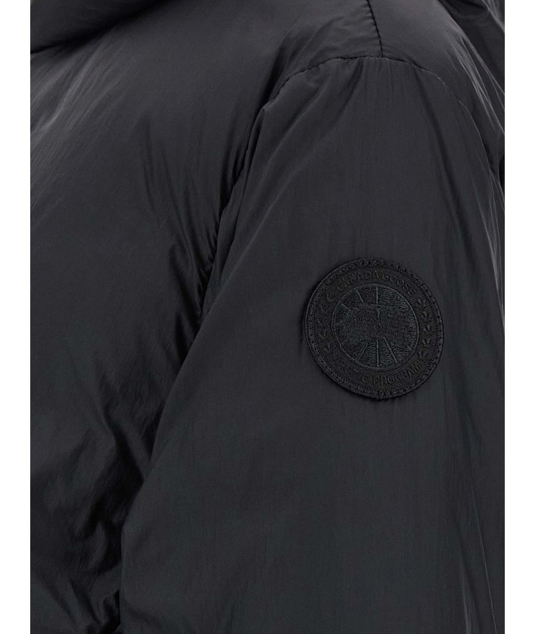 CANADA GOOSE Черная полиамидовая куртка, фото 4