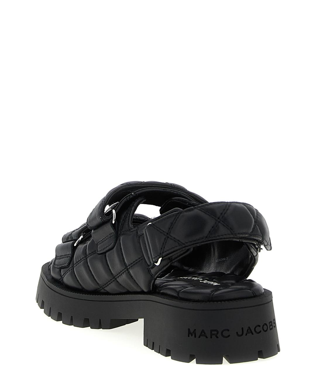 MARC JACOBS Черные кожаные сандалии, фото 3