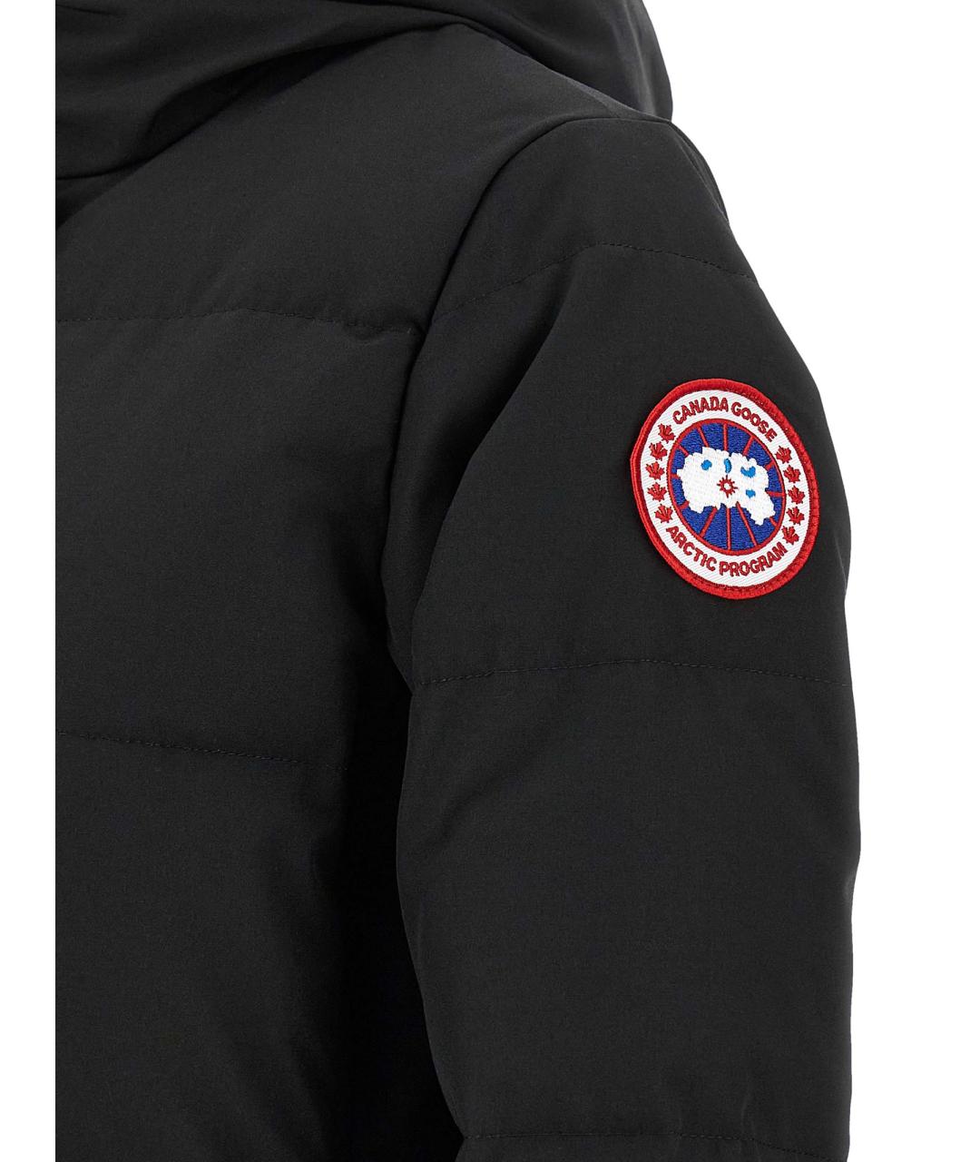 CANADA GOOSE Черная полиэстеровая парка, фото 4