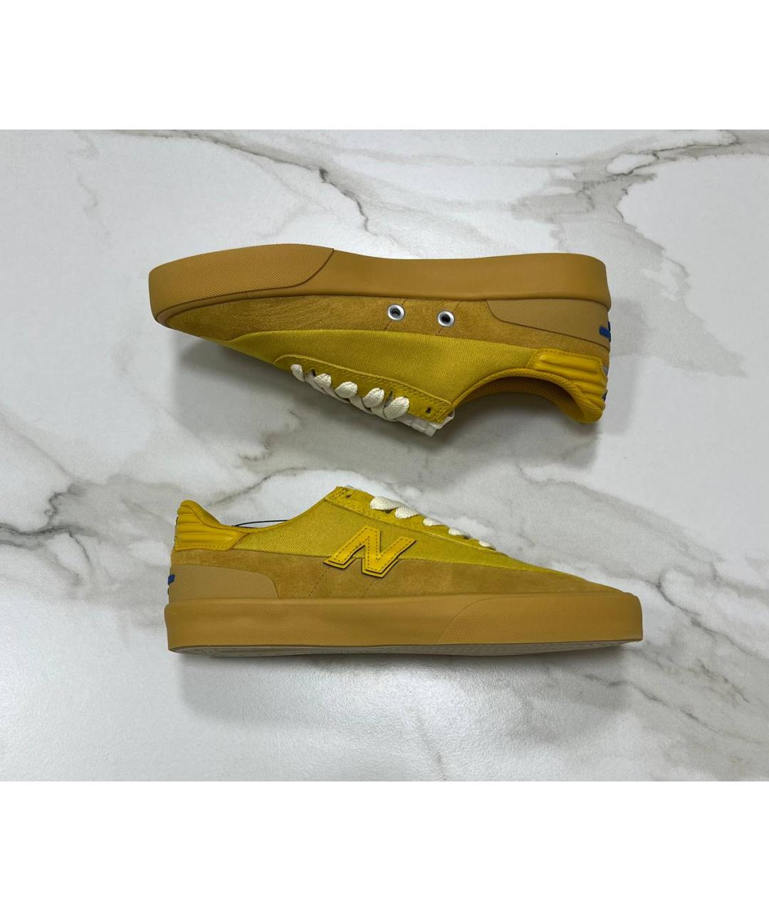 STONE ISLAND Желтые низкие кроссовки / кеды, фото 3