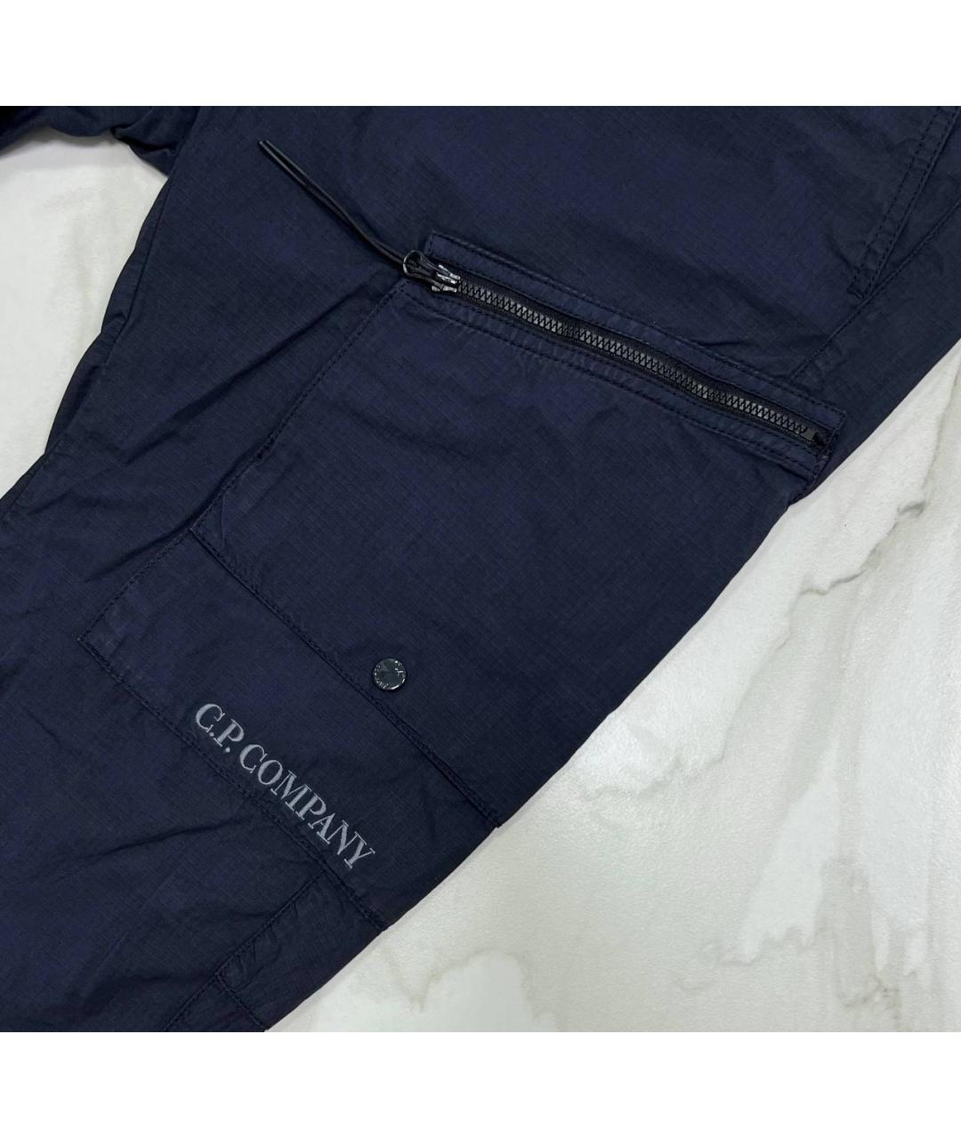 CP COMPANY Темно-синие хлопковые повседневные брюки, фото 3