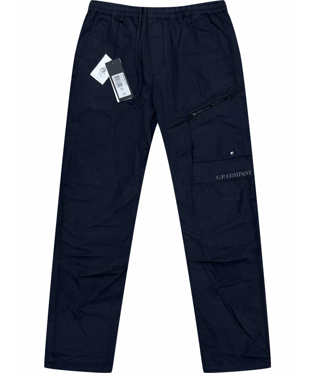 CP COMPANY Темно-синие хлопковые повседневные брюки, фото 1