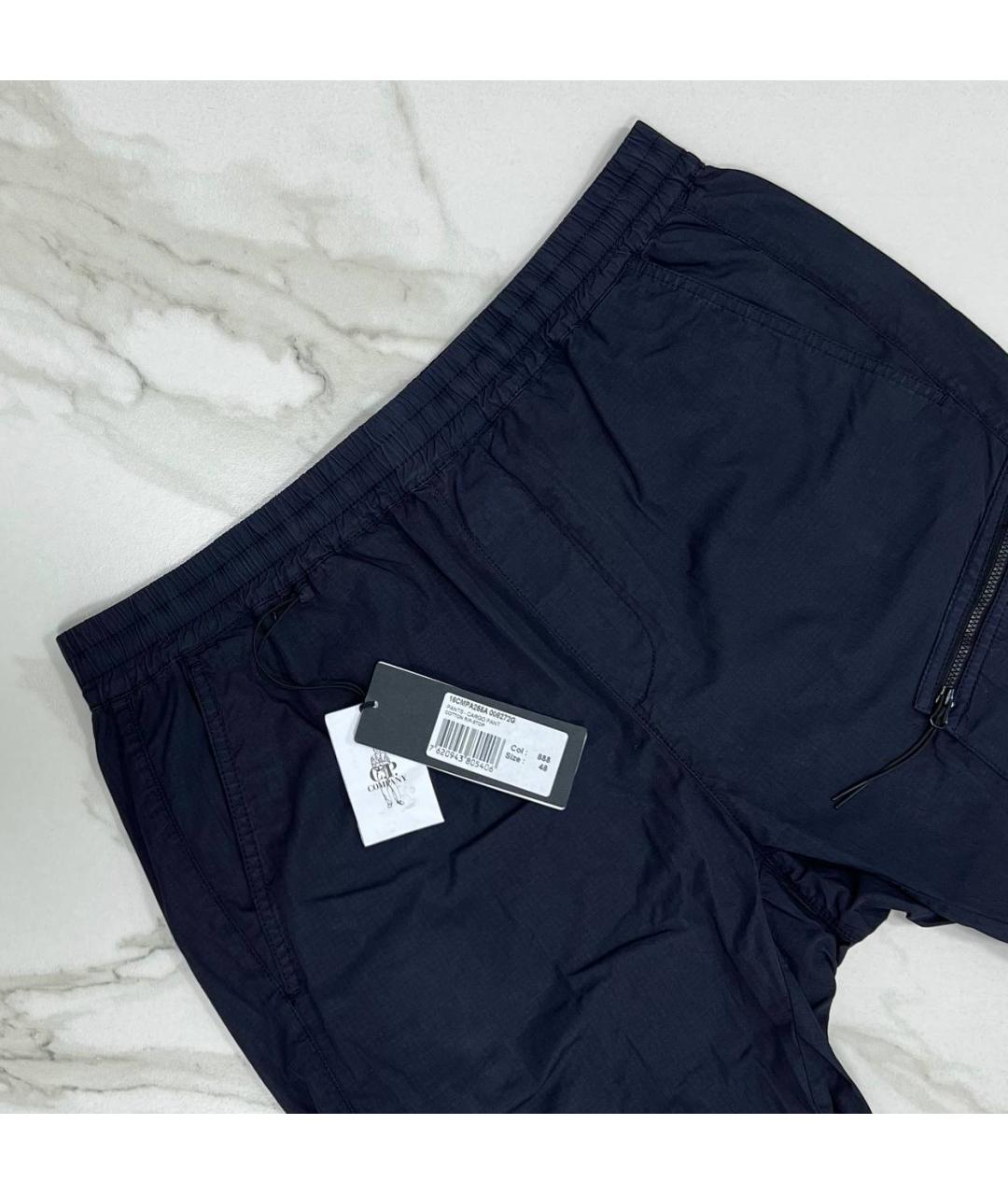 CP COMPANY Темно-синие хлопковые повседневные брюки, фото 2