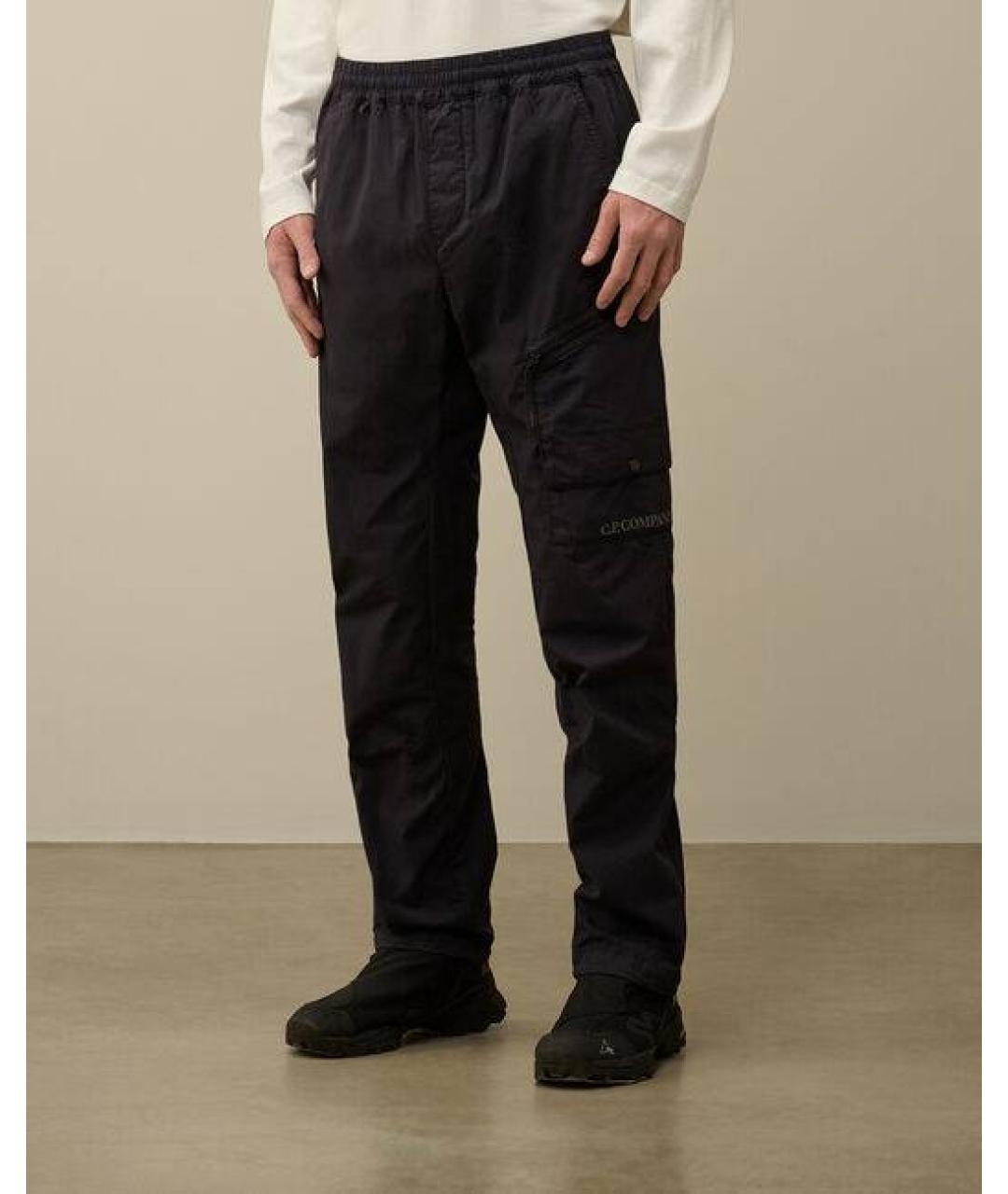 CP COMPANY Темно-синие хлопковые повседневные брюки, фото 8